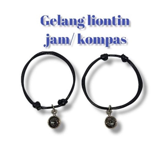 GELANG KEKINIAN GELANG LIONTIN BANDOL JAM / KOMPAS GELANG CEWEK GELANG WANITA GELANG ANAK GELANG JAM
