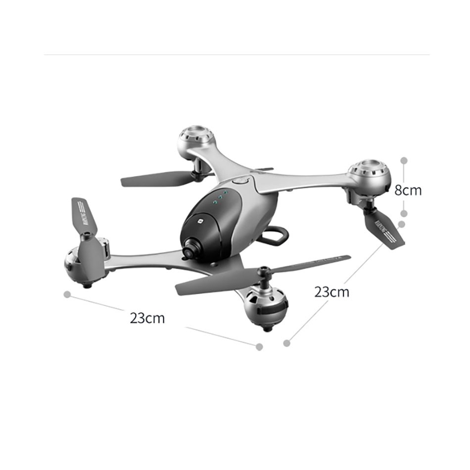 SMRC Quadcopter Drone 4K Camera WiFi FPV Follow Me Altitude Hold - M6 - Silver
