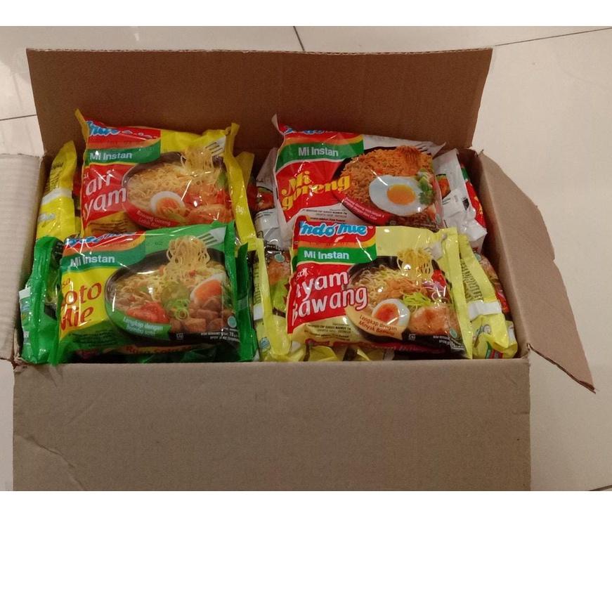 

Realpct Indomie 1 dus Campur 4 Rasa Isi 40pcs/ Indomie Mie Instant 4 Varian Rasa isi 40pcs