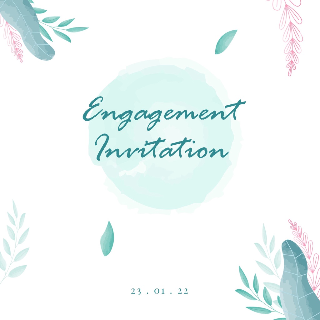 Undangan Pertunangan Undanan Lamaran Engagement Invitation Undangan Pernikahan S3