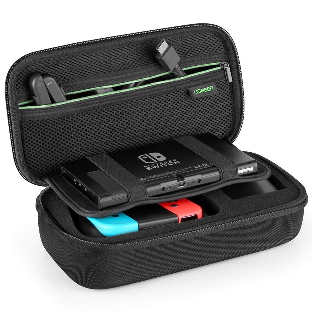 nintendo switch carrying case with charger