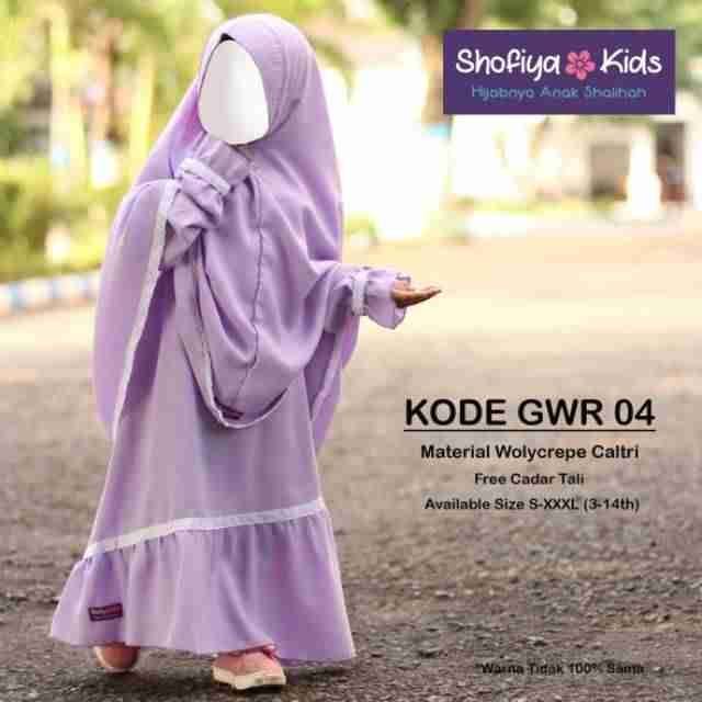 Set Gamis Anak Shofiya Kids Wollycrepe Caltri
