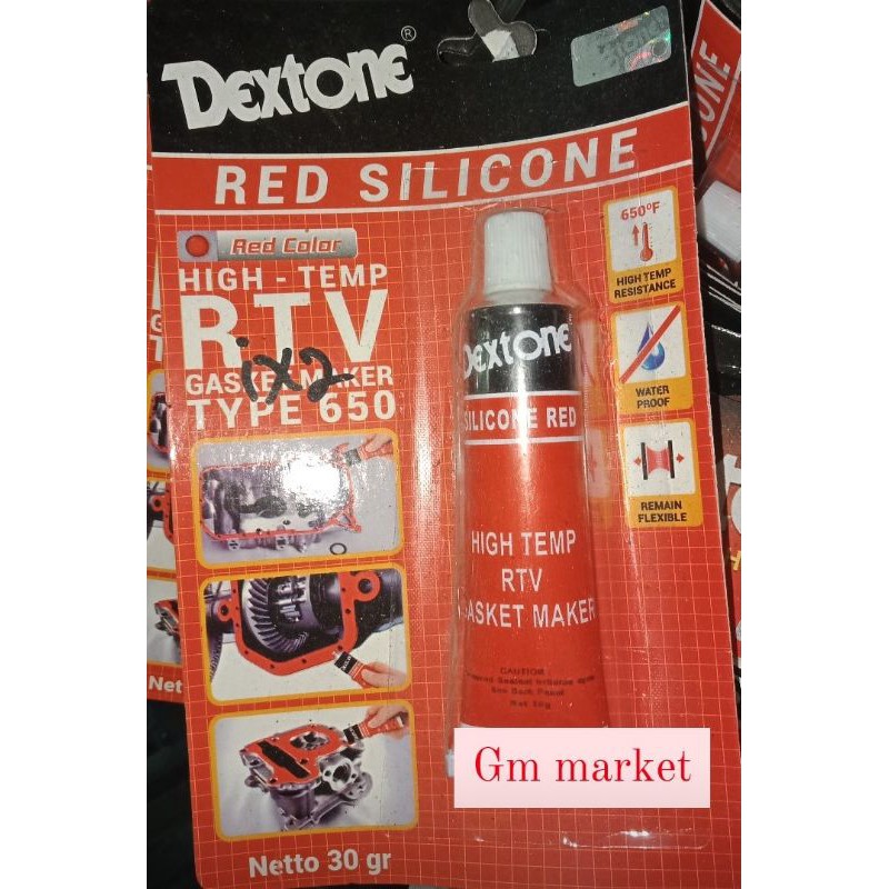 

Lem gasket silicon Red