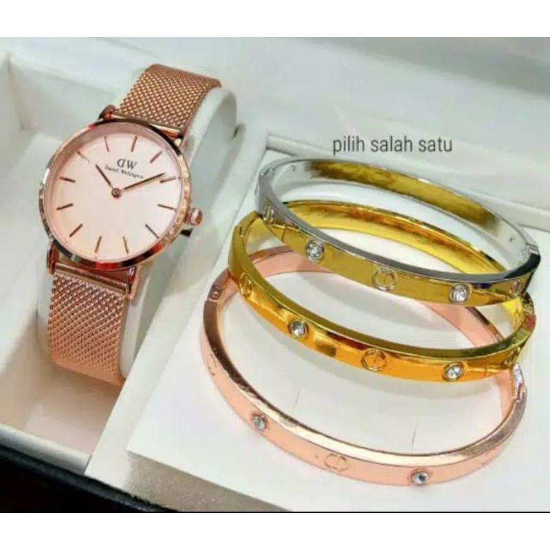 jam tangan terbaru Dw pasir free gelang d.3,2cm. 105rb