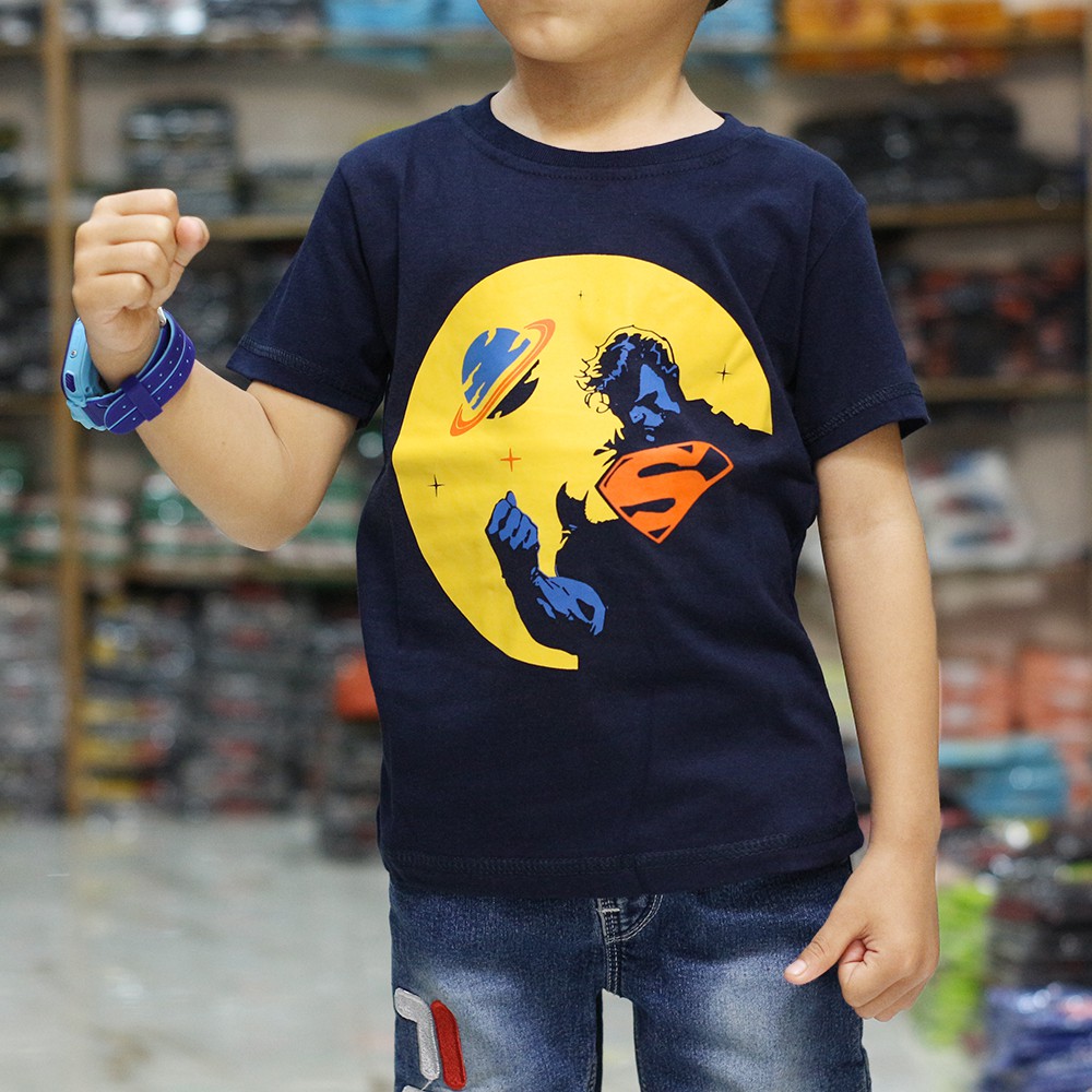  Kaos  Distro  SUPERHERO SUPERMAN  DJ ASTRONOUT 08 FOTO ASLI 