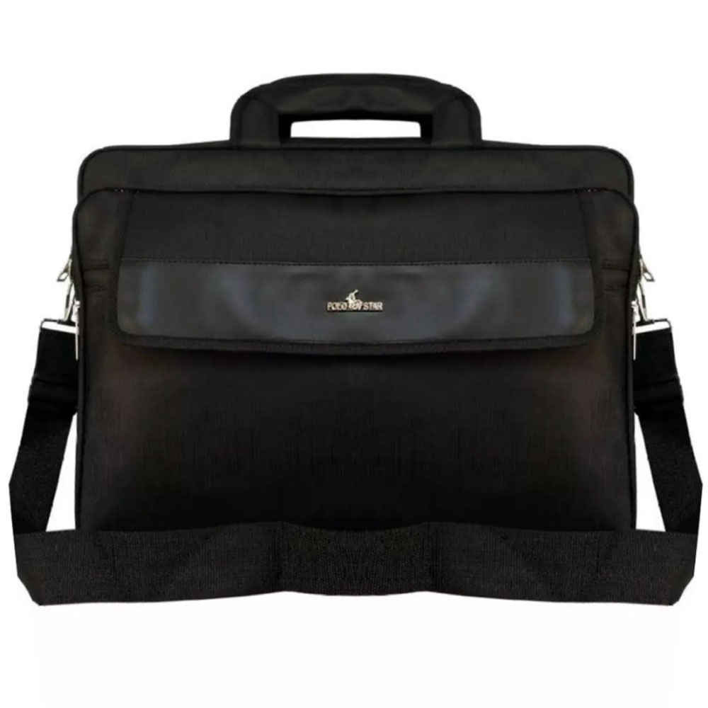 SOPE 1.1 BIG SALE!!! Polo Star Tas Kantor Laptop Tutup 2in1 Selempang Tenteng Multi Fungsi PL 2136 17 - Original Black