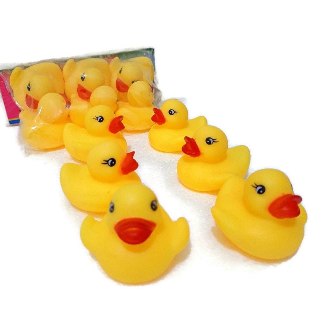 Bebek Bebekan Encit Mainan Anak Karet lucu 1kantong isi 6pcs