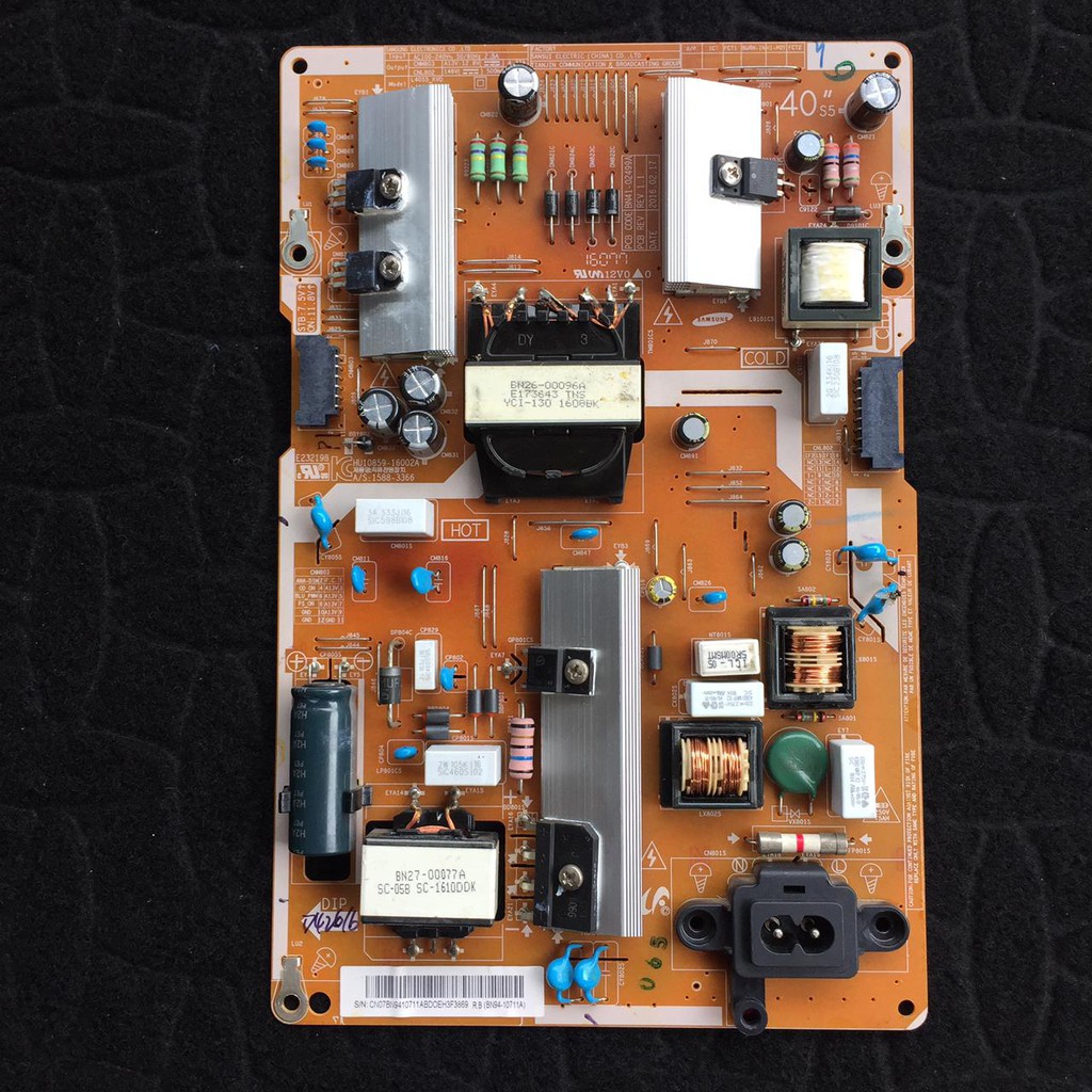 PSU - REGULATOR - POWER SUPPLY TV SAMSUNG UA 40KU6000AK - 40 KU 6000 - 40 KU - 40KU - / BN41-02499A