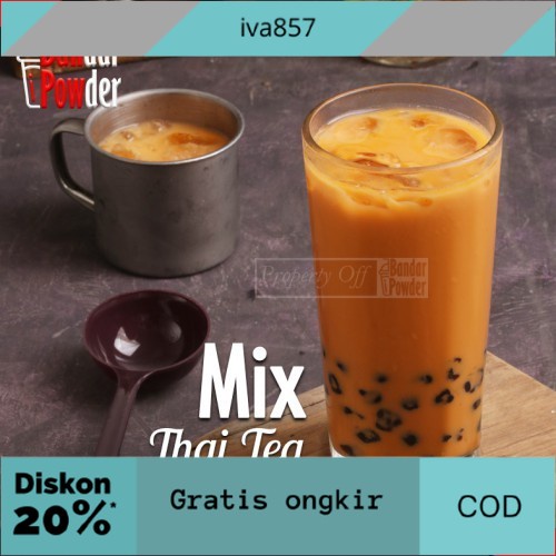 

PROMO Bubuk Thai Tea Teh Thailand Mix Gula 1kg - Serbuk Minuman Premium GRATIS ONGKIR