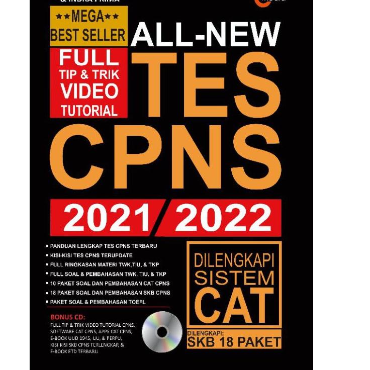 

[PROMO TBH85] Buku CPNS Best Seller All New TES CPNS 2021-2022 Super Promo