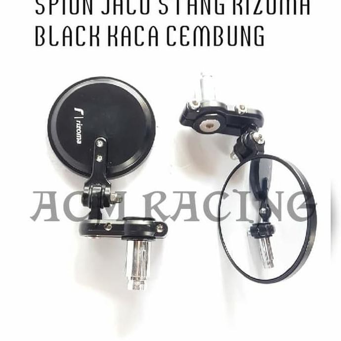 Kualitas Terbaik SPION JALU LIPAT RIZOMA NMAX AEROX LEXI PCX ADV DLL UNIVERSAL - Hitam MURAH
