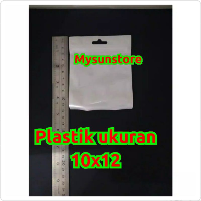 Plastik Klip 10x12 cm Aksesoris / Ziplock Zipper / Zip Lock 10 x 12 cm Mysunstore