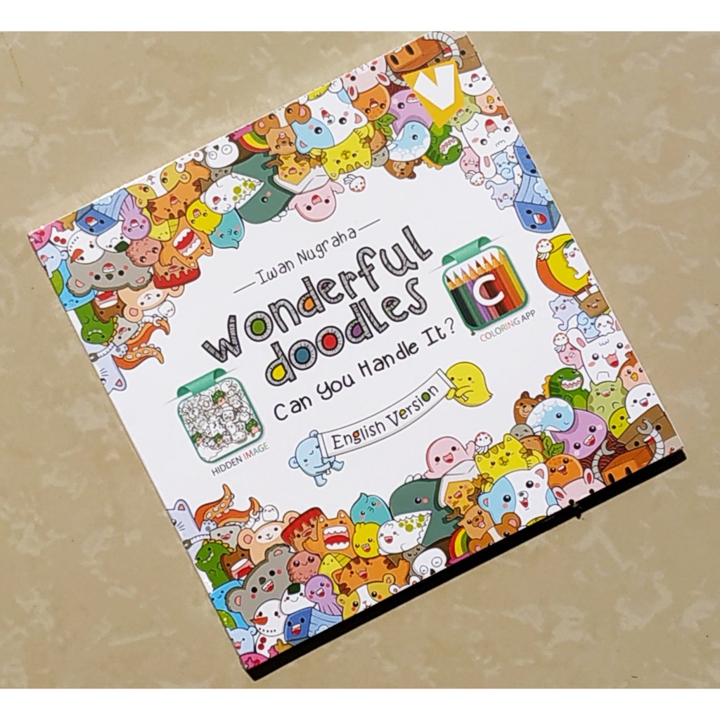 Buku Mewarnai Untuk Dewasa Adult Coloring: Wonderful ...