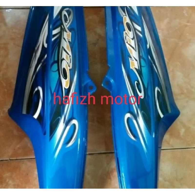 Body biru plus striping Mio smile