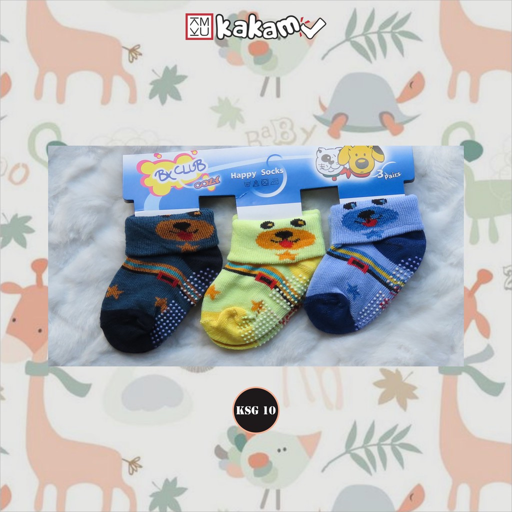 Kakamu  kaos kaki bayi 0-1 tahun isi 3 pasang