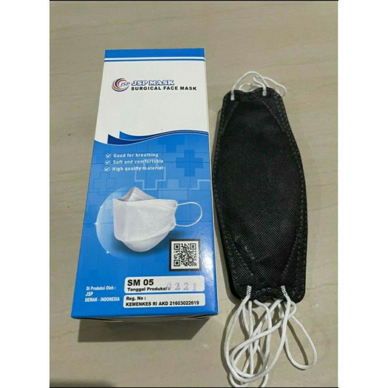 Masker Kf94 Jsp mask 1box isi 25pcs putih hitam hijau masker medis earloop kf94 Evo nonhijab masker kesehatan