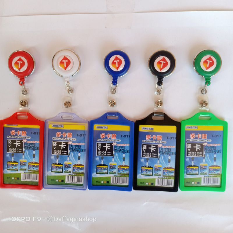 

Name Tag Id Card Holder logo TElKOMSEL,Yoyo Putar berlogo Casing dua sisi Paket murah