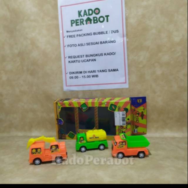 Miniatur Mobil Truk Tanah-truk kecil mainan-mobil berat mainan