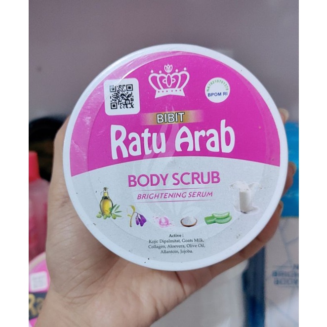 Scrub Ratu Arab/Scrub bibit ratu Arab/Lulur ratu arab