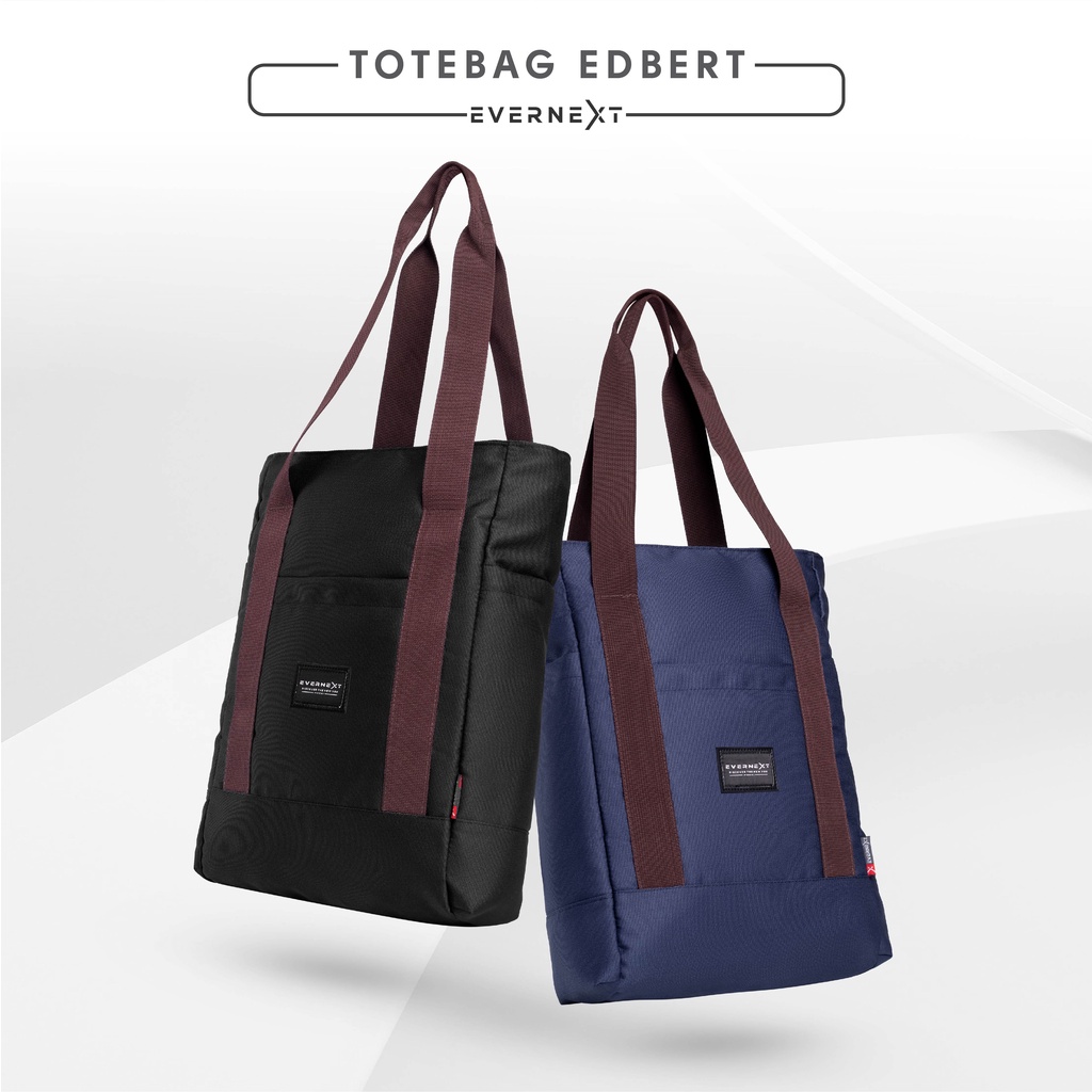 Tas jinjing Pria Wanita EDBERT Tote Bag Tas Bahu Laptop 14&quot; Premium Kuliah Kerja Kantor Kampus Sekolah