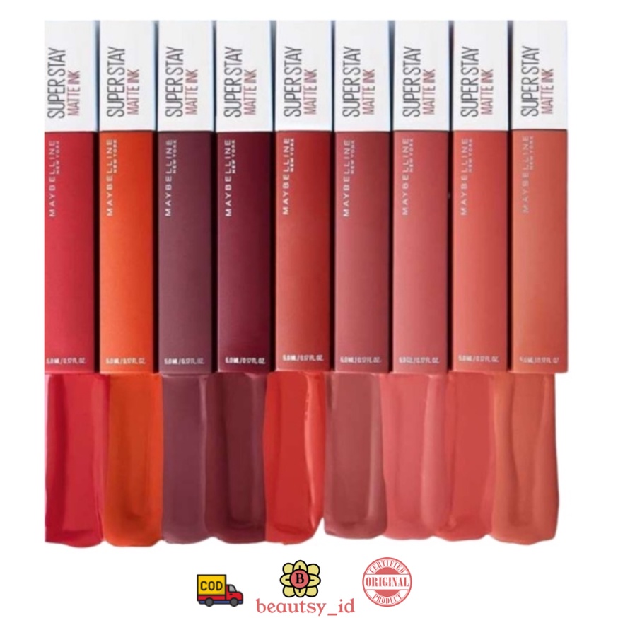 Maybelline Superstay Matte Ink Lipstick - Lipmatte COD ( 1 PC ) ORIGINAL