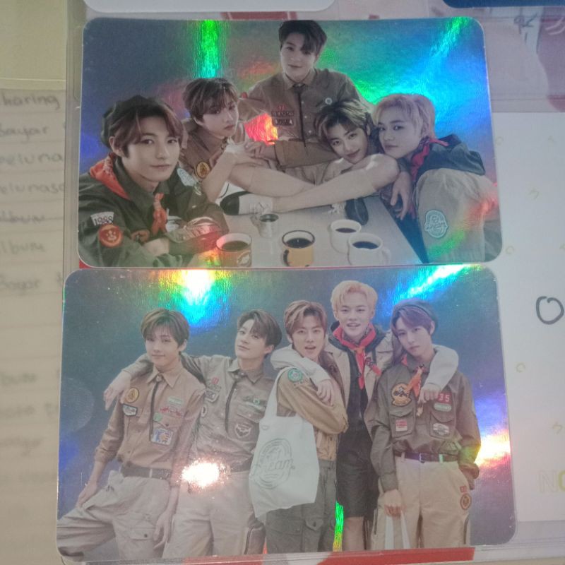 [BOOKED] pc / photocard stiker nct dream grup (summer vacation kit)