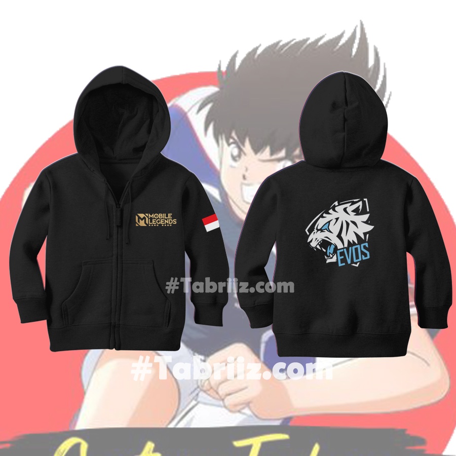 Jaket Anak - hoodie zipper anak ML Mobile legends evos indonesia - EnjoyClothing