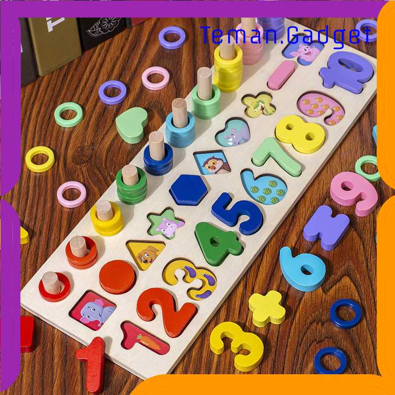 TG-MA DOYOQI Mainan Anak Montessori Shape Matching Children Toy - Z0566