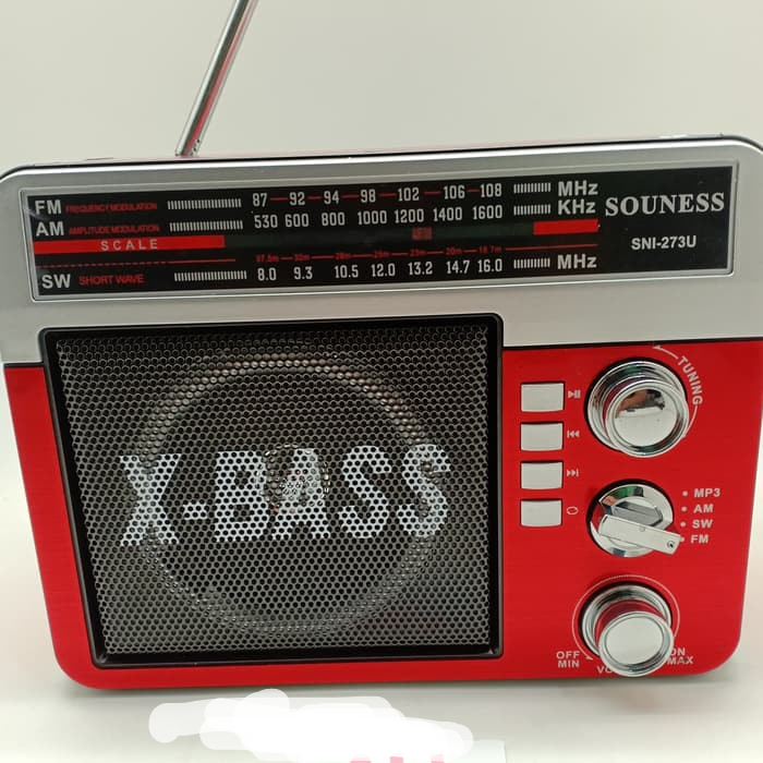 Radio Souness SNI-273 FM-AM-SW Portable USB MP3 Music Player