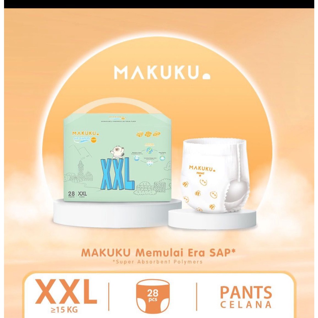 MAKUKU AIR DIAPERS COMFERT PANTS