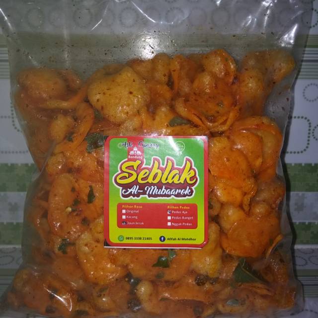 

Seblak al mubaarok daun jeruk 250gram