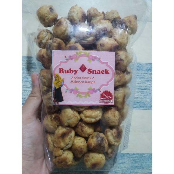 

GG Soes Coklat , ukuran -+250 gram per pouch , GG Soes Cokalat Lumer Mini , GG Soes Termurah