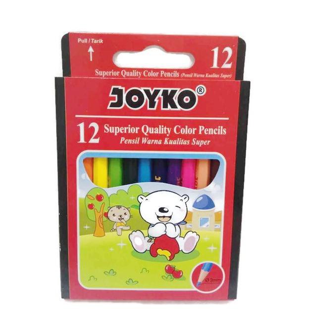 

BQE Pensil Warna Joyko 12w Pendek Q9 0KA