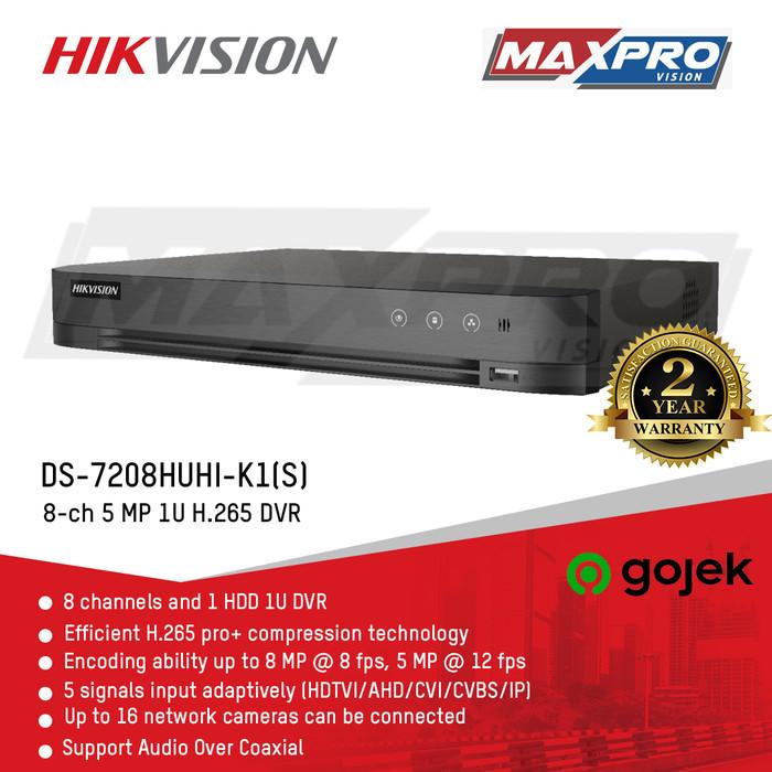 Turbo Hd Dvr Hikvision Ds-7208Huhi-K1(S)