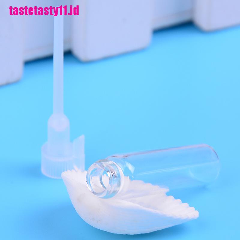 【TTID】10/50Pcs mini 1ml glass vial empty laboratory bottle perfume liquid oil