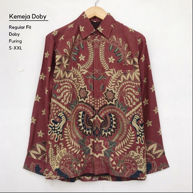 KEMEJA BATIK SOLO LENGAN PANJANG PREMIUM