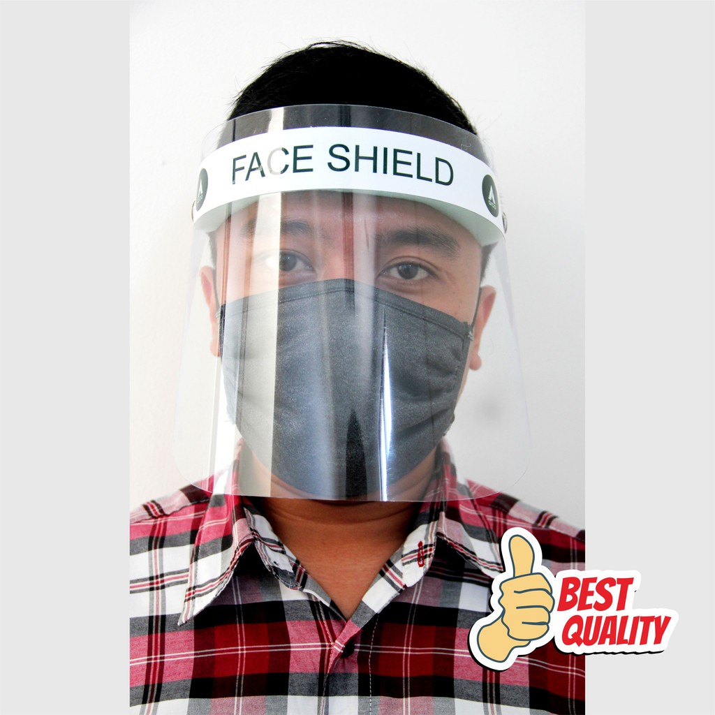 Faceshield-Pelindung Wajah Busa Custom Nama