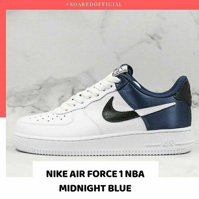 Nike Air Force 1 nba midnight blue