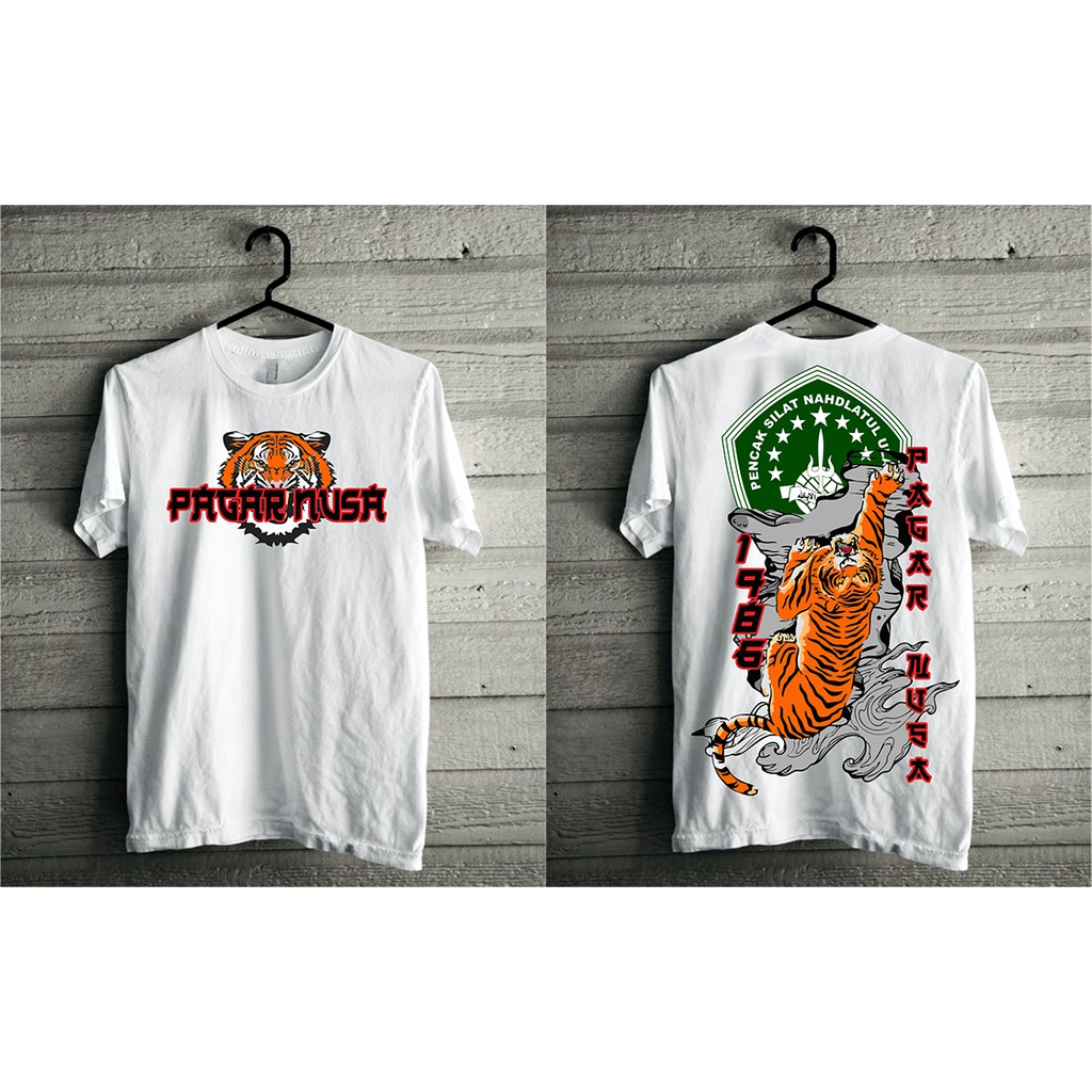 Kaos Pagar Nusa Macan-Kepala Macan Putih
