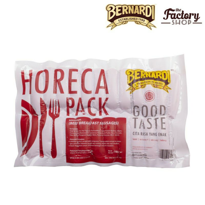 

Bernardi Horeca Pack Breakfast Sosis VP 1 kg