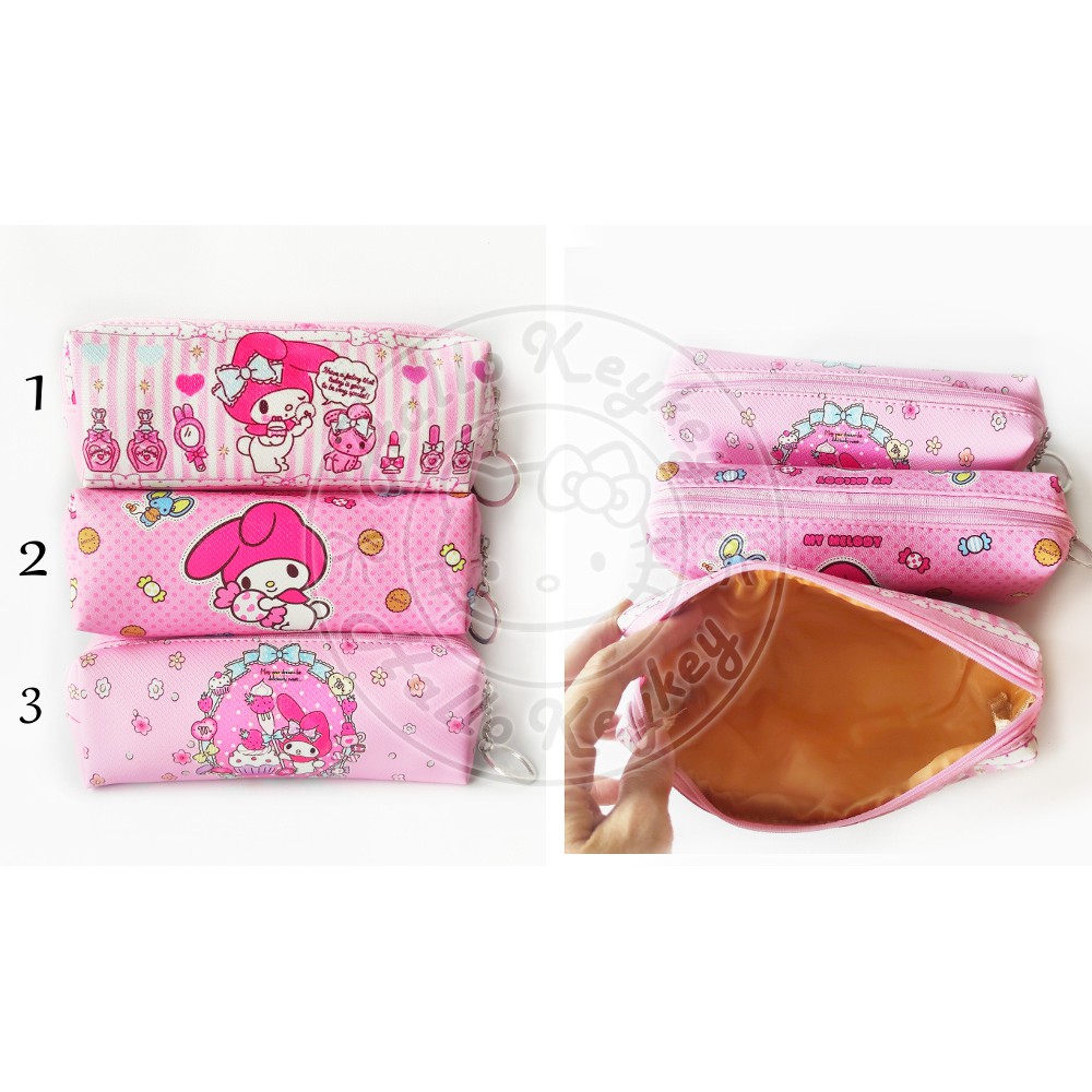 

tempat pensil kulit sintetis dompet persegi melody