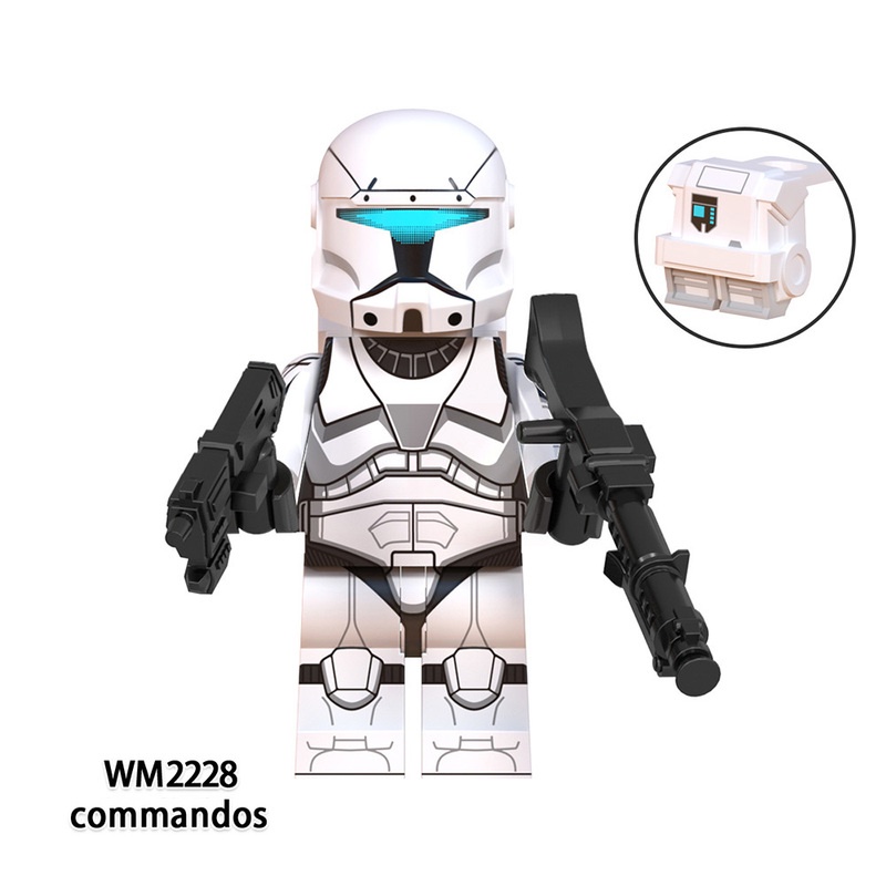 Mainan Action Figure Mini Republic Commando Gregor Omega Squad Fixer Scorch Sev Untuk Koleksi WM6124