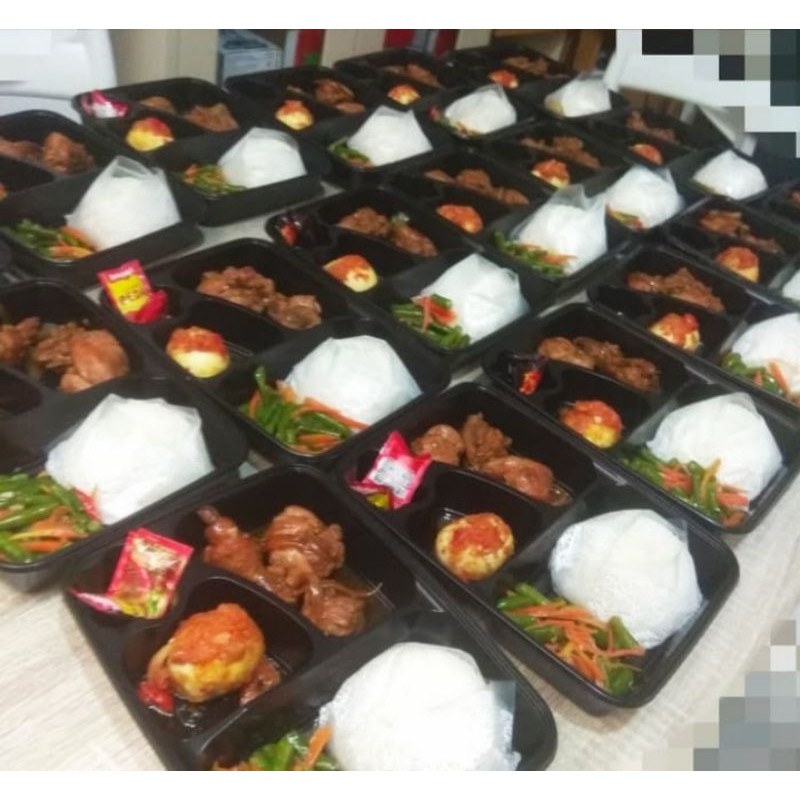 

Paket Nasi Bento isi 5 murah, enak dan higienis