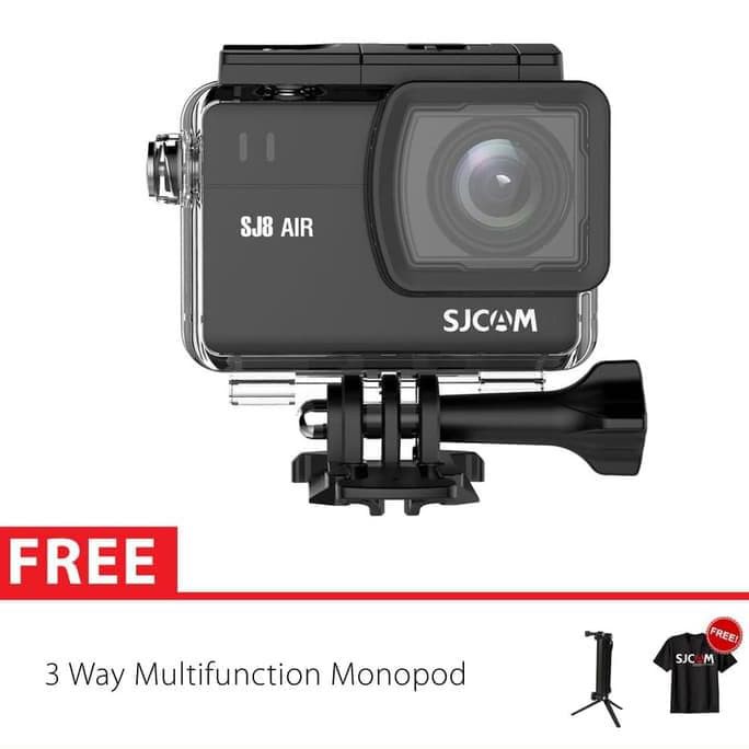 SJCAM SJ8 AIR Touchscreen Action Kamera 3 Way Monopod