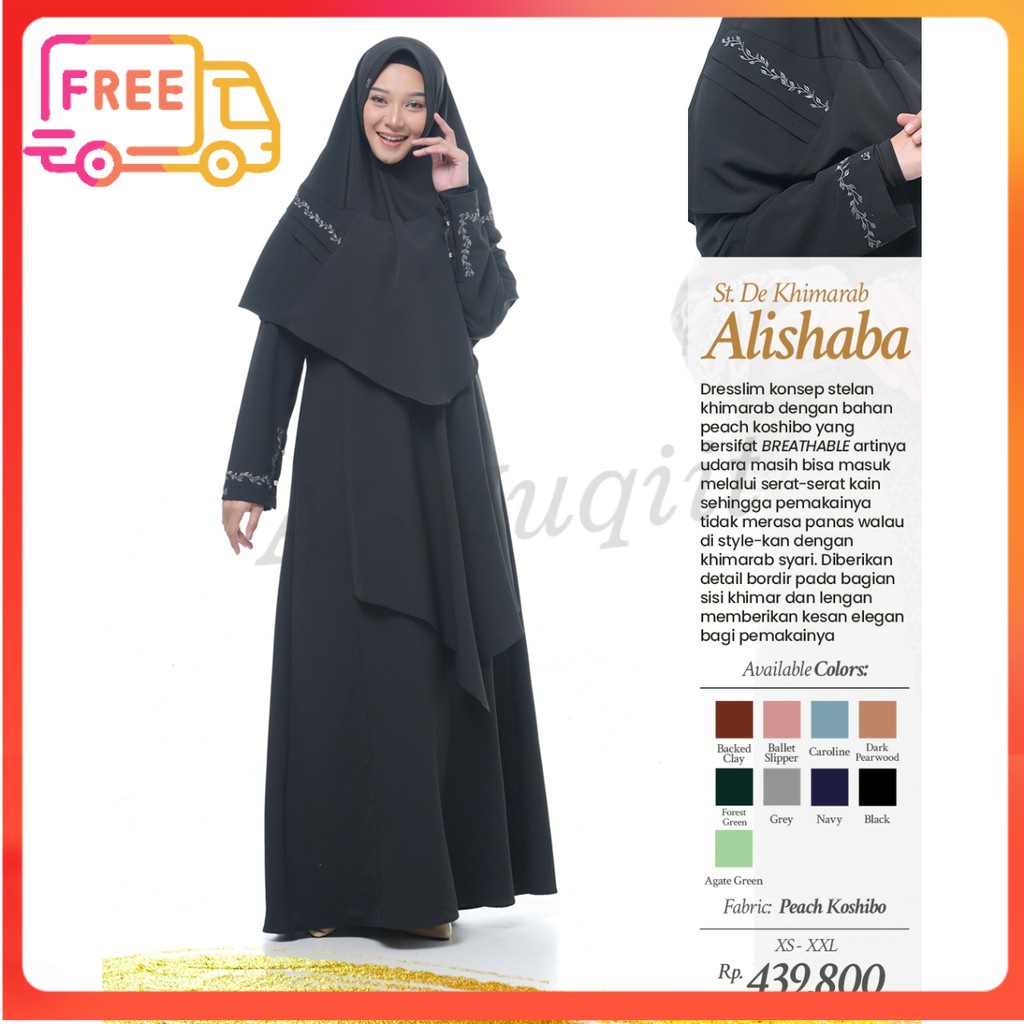 Gamis Dewasa Rabbani - Stelan De Khimarab Alishaba