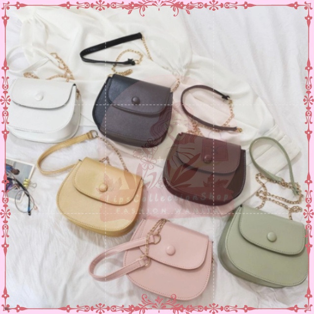 Tas Fashion Wanita Clara Circle Bag | Tas Selempang Wanita Import