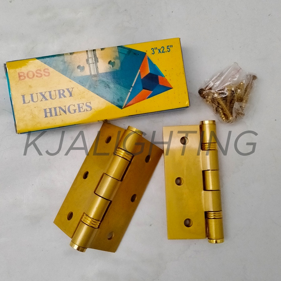 ENGSEL PINTU 3IN X 2,5&quot; GOLD