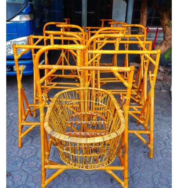 Hot Sell.. AYUNAN BAYI GANTUNG ROTAN ASLI (FREE BANTAL ) , KHUSUS ANAK2