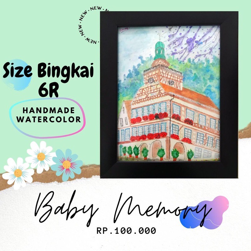 

Lukisan Watercolor - Baby Memory
