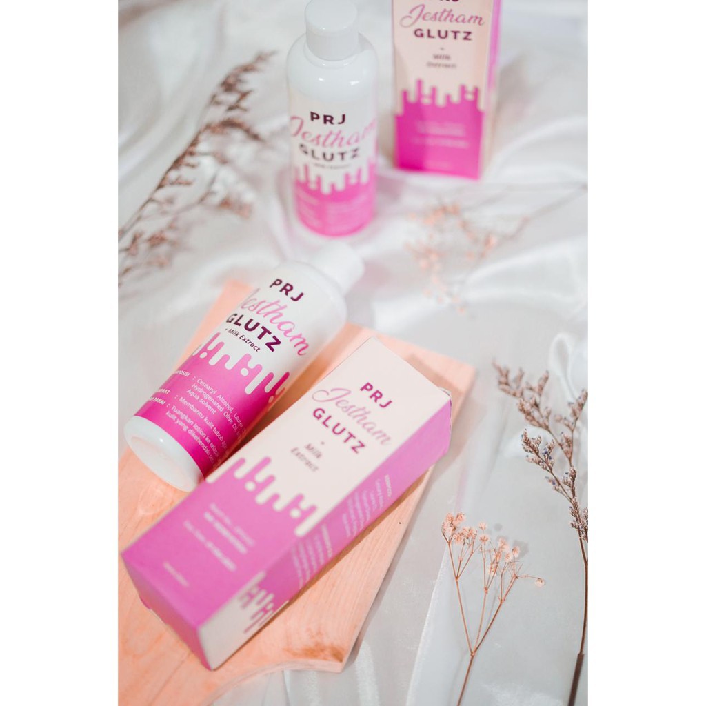 LOTION BADAN TERLARIS PAKET MILKY  LOTION PRJ GLUTZ + EXTRACT MILK